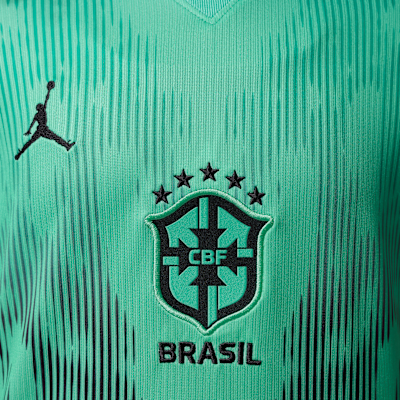 Brazil 2026 Stadium Goalkeeper Older Kids' Jordan Dri-FIT Football
